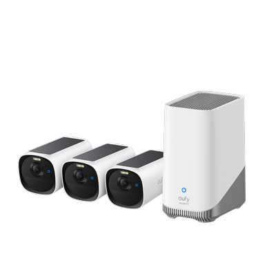eufyCam E40 3-Kamera-Set (HomeBase S280)