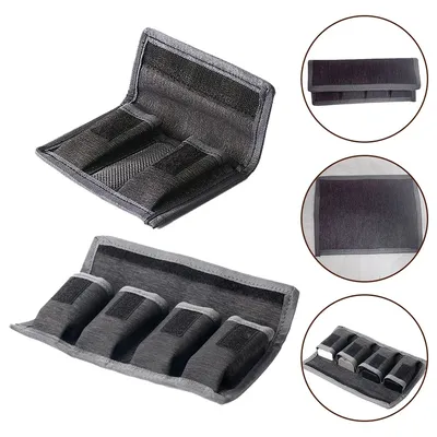2/4Slots DSLR Battery Bag Waterproof Portable Camera Battery Carrying Storage Case Holder Pouch For Camera Gadgets