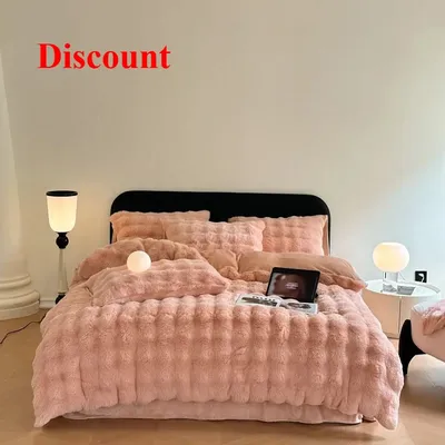 1 Piece Duvet Cover Winter Thick Warm Luxury Comforter Cover Blanket Dormitory Quilt Cover Home Double Queen Futon Covers