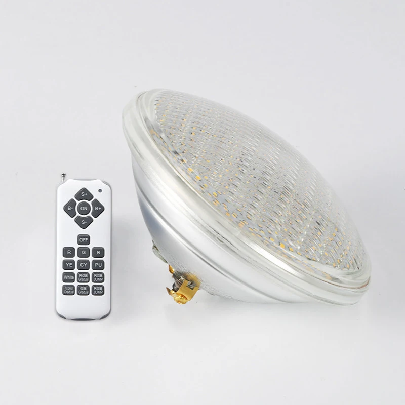 Remplacer la lampe halogène Par 56 lumière sous-marine LED lampes de piscine IP68 AC12V LED RGB lumières couleur variable lumière étanche