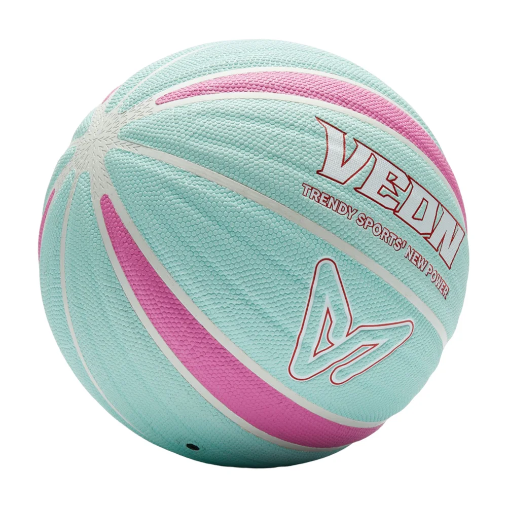 Veidoorn Professioneller Basketball aus PU-Leder, offizielle Größe 7, für Spiele im Innen- und Außenbereich, hohe Sprungkraft, wasserdichter Ball mit perfekter Halt Image