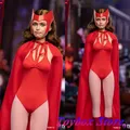 Tough Guys TG8013 1/6 Halloween Panno Rosso Action Figure Occhio Mobile Lady Spooktacular Delicato 12 "Set Completo Soldato Femminile