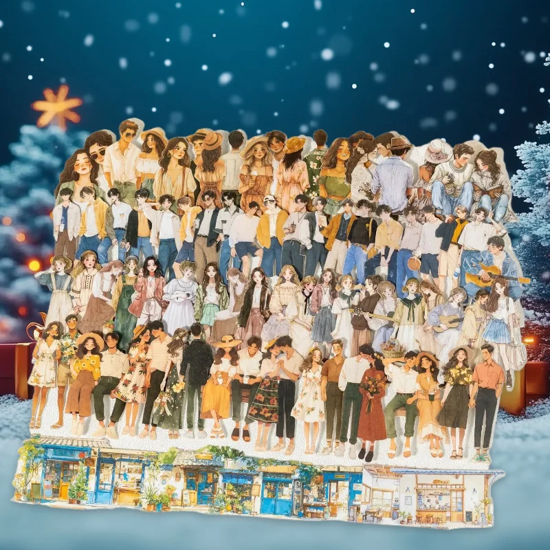 100 Stück/Packung Love Guide Serie 1 Stil Charakter Szene-Herstellung Journal Set Dekor DIY Materialien