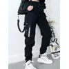 Hip Hop frauen Jogginghose Sport Sommer Mode Cargo Hosen Weibliche Koreanische Harem Hosen Schwarz Lose Beiläufige Jogger Plus Größe 5XL