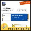 Nuovo Western Digital WD Blu SN580 NVMe SSD 2TB 1TB 500GB PCIe 4.0 * 4 M.2 2280 Unità a stato solido interna per laptop PC