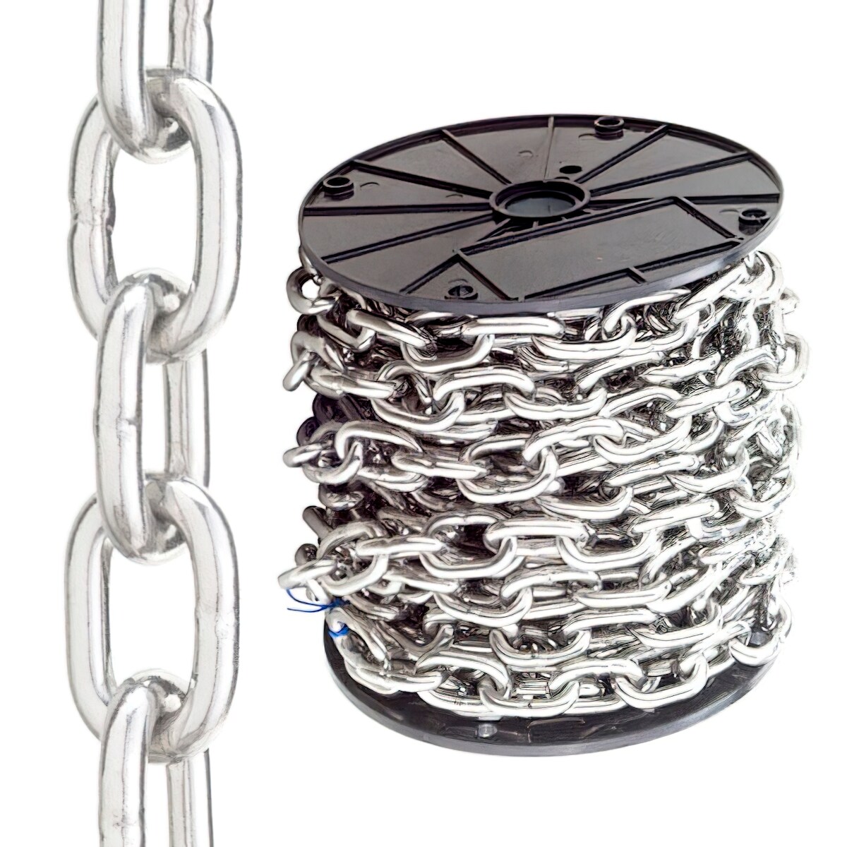 Verzinkte Kette auf Rolle 4 mm.(Rolle 84 Meter) Image