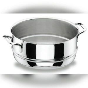 LACOR Dampfkochtopf GOURMET 24 cm 3,5 L Stahl 18/10 induktions- und spülmaschinengeeignet 90424 Image