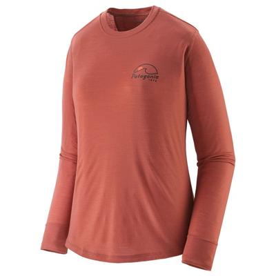 Patagonia - Women's L/S Cap Cool Merino Graphic Shirt - Merinoshirt Gr XL rot Image