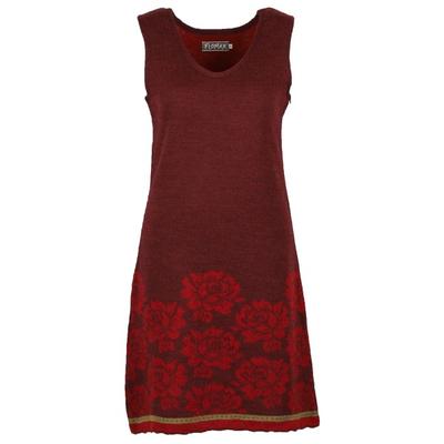 Flomax - Women's Trägerkleid Weit Mary - Kleid Gr XL burgunder / mohnrot Image