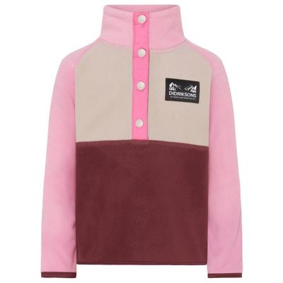 Didriksons - Kid's Monte Half-Buttoned 4 - Fleecepullover Gr 120 rot Image
