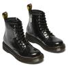 Schnürstiefel DR. MARTENS "8 Eye Boot ROMARIO", Kinder, Gr. 31, schwarz nebula glitter, Lackleder, Glitzer, klassisch, Schuhe, Kinderschuh, Freizeitstiefel mit zusätzlichem Innenreißverschluss