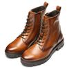 Schnürstiefelette ARA "CAMBRIDGE", Damen, Gr. 7,5 (41), braun (cognac), Glattleder, unifarben, klassisch,elegant, Schuhe, Business Stiefel in Bequemweite G (= weit)