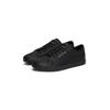 Sneaker TOMMY HILFIGER "TH HI VULC CORE LOW LTH II ESS", Herren, Gr. 48, schwarz, Lederimitat, unifarben, sportlich, Schuhe, Freizeitschuh, Halbschuh, Schnürer in schmaler Form