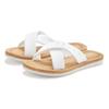 Pantolette ELBSAND, Damen, Gr. 40, weiß, Obermaterial: 100% Textilmaterial. Futter: 100% Textilmaterial. Decksohle: 100% Synthetik. Laufsohle: 100% Synthetik, unifarben, casual, Schuhe, Sandale, Badepantolette, Badeschuh ultraleicht VEGAN