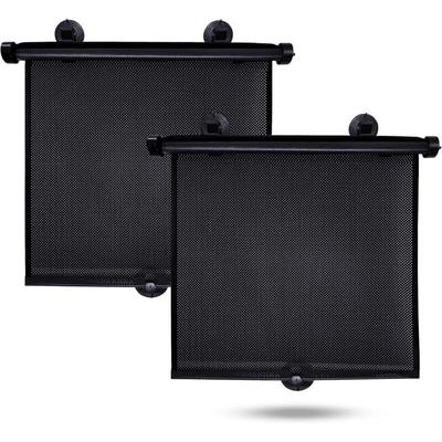 Sonnenschutz für Seitenfenster im Auto (2er-Pack) Einziehbarer Sonnenschutz für Kinder Image