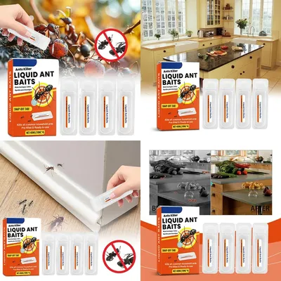 2025 1/2/3Boxes Ant Bait Sealed Liquid Eliminate The Entire Nest Ant Bait Window Sills Wall Corners Universal Family Ant Bait
