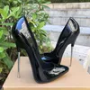 Große Größe 45 46 Mode 16 cm Extreme Metall Sexy Frauen Dünne High Heels Schwarz Stilettos Pumps Fetisch Pole Dance SM Unisex Schuhe
