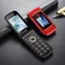 Deux écrans Flip Mobile pour personnes âgées vitesse Dia SOS bouton poussoir corps en métal petite taille deux cartes Sim 2G GSM téléphone Portable pas cher