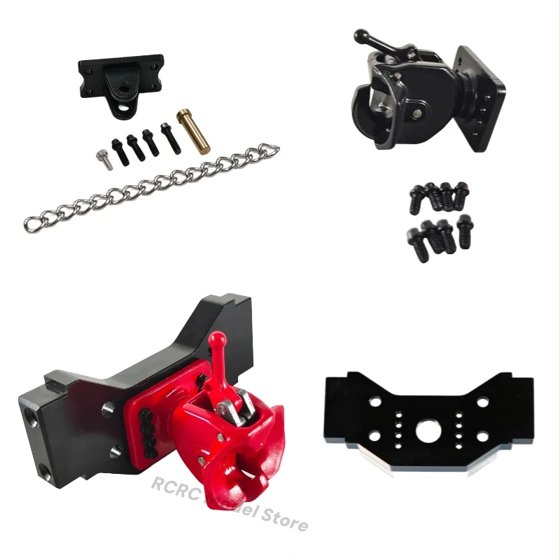 1/14 skala RC Spielzeug Lkw Anhängerkupplung Kit Anhängerkupplung Hinten Querträger Haken Für Tamiya 1/14 RC Traktor Lkw Zubehör Teile