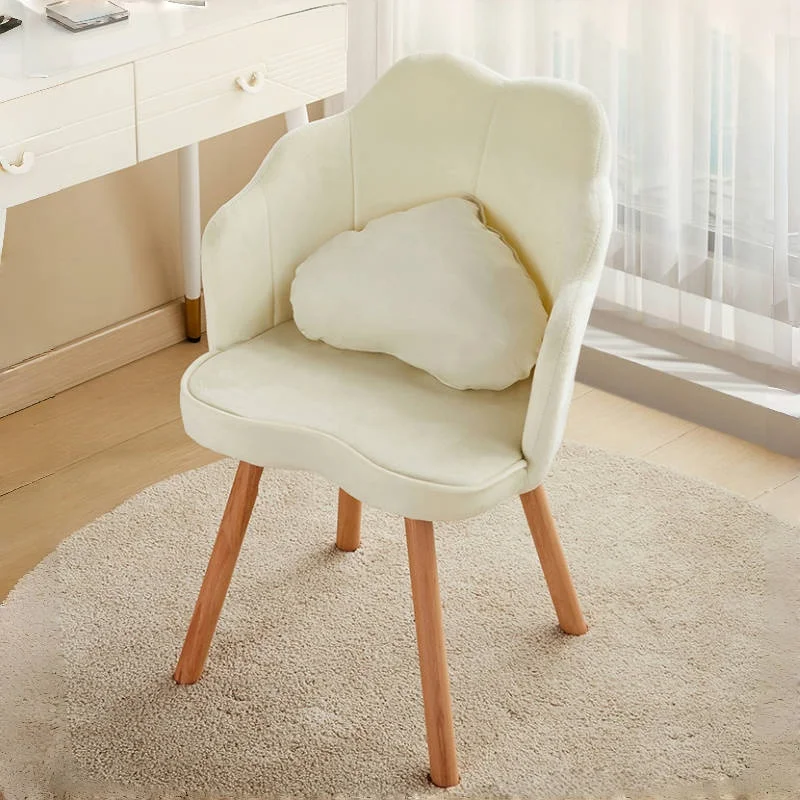 Make-up-Stuhl, drehbarer Schminktischstuhl, einfacher Schlafzimmer-Studienstuhl für den Heimgebrauch, Damen-Make-up-Bank, Computerstuhl