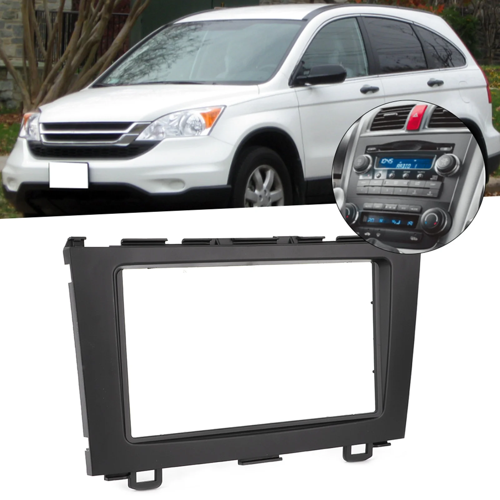 2 Din Auto DVD Stereo Radio Navigation Fascia Dash Panel Rahmen Trim Kit Fit Für Honda CRV CR-V 2007 2008 2009 2010