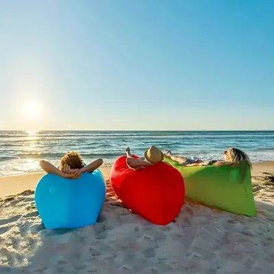 Inflatable Lounger Air Sofa Hammock, Inflatable Couch for Camping, Air Chair for Outdoor, Beach, Hiking, Picnics, Music Festival
