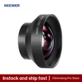 NEEWER HD 18mm 100 ° Obiettivo grandangolare per telefono cellulare Obiettivo per fotocamera per telefono cellulare per iPhone Samsung Phone Cage Rig con obiettivo da 17 mm