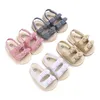 Babyschuhe Sandalen Baby Mädchen Sommer Flache Weiße Blume Prinzessin Schuhe Neugeborenes Kleinkind Kleinkind Elegant Rosa Niedlich Prewalkers 0-18M
