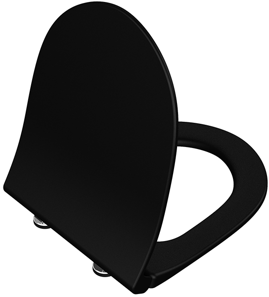 Vitra L300 Black WC-Sitz slim, softclose Image
