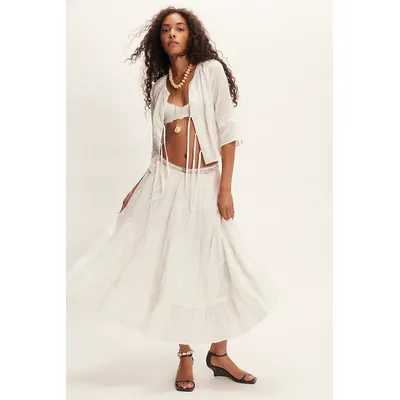 Bright Side Set at Free People in Tofu, Size: XL
