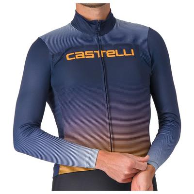 Castelli - Apice Thermal Jersey - Radtrikot Gr XL blau Image