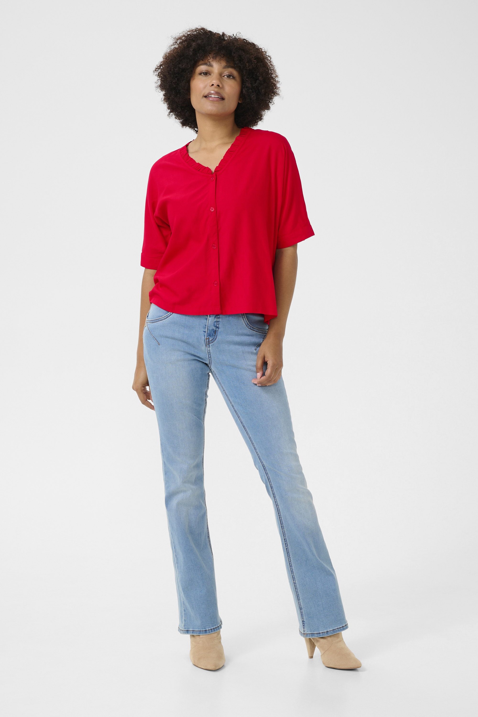 Kurzarmhemd Baggy fit High Risk Red Image