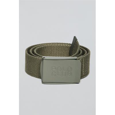 Gürtel Brahim aus Canvas khaki mit Logoschnalle Image