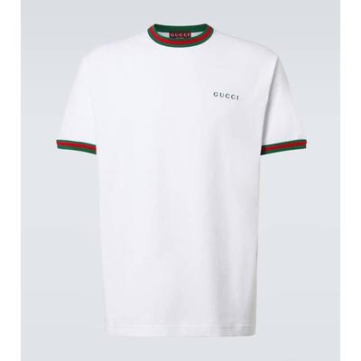 Cotton Jersey T-Shirt With Embroidery, Ready-To-Wear