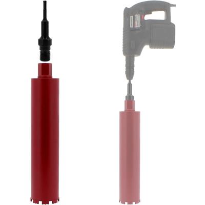 Diamantbohrkrone ø 96 mm mit Adapter für Bohrmaschine und SDS-plus-Bohrhammer Image