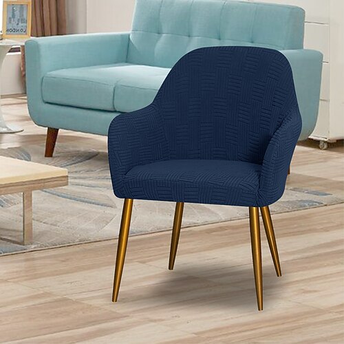 5x5 Gitter Stuhlbezug für hohe Armlehnen - dehnbarer Schonbezug für Sessel, langlebig stilvolle Passform für Wohnzimmermöbel Image