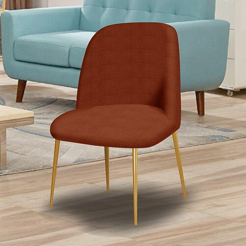 moderner Stuhl mit niedriger Rückenlehne und 5x5-Rasterdesign – abgerundeter Rahmen, minimalistische Ästhetik, kompakte und stilvolle Sitzgelegenheit Image