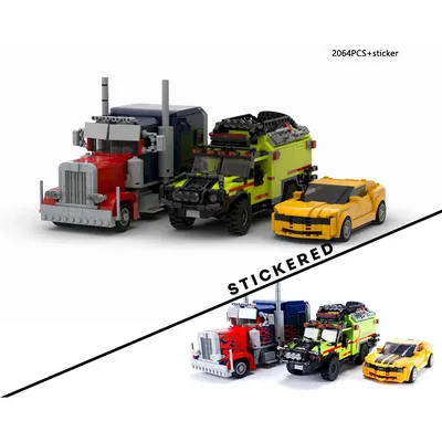 Machine Series MOC DIY Champions Creative Garage Building Blocks Hobby Assembly Model Toy Brick Children's Birthday Holiday Gift