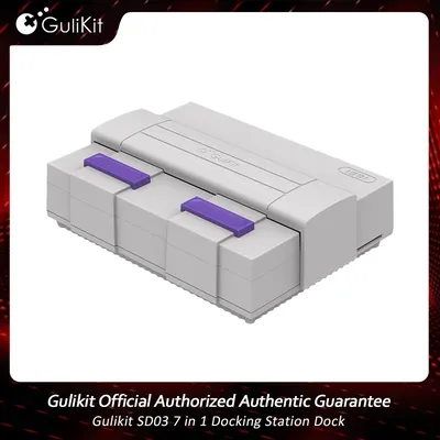 Gulikit 7 in 1 Docking Station SD03 Dock Set for Steam Deck/AYANEO/Switch/Switch Oled/ROG Ally consoles Game Console Accessories