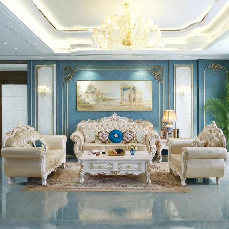 Entspannende Moderne Wohnzimmer Sofa Set Luxus Europäischen Schnitt Sofas Lazy Nordic Muebles Salon Moderno Conjunto Home Möbel Image