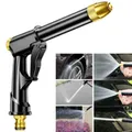 Pistola ad acqua portatile ad alta pressione regolabile per la pulizia dell'auto, macchina per il lavaggio dell'auto, tubo per irrigazione da giardino, irrigatore, lavaggio auto universale in