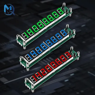 8 bit RF Signal Frequency Counter LED Display Frequency Module Measures Frequency From 0.1Mhz To 1200Mhz Display Component