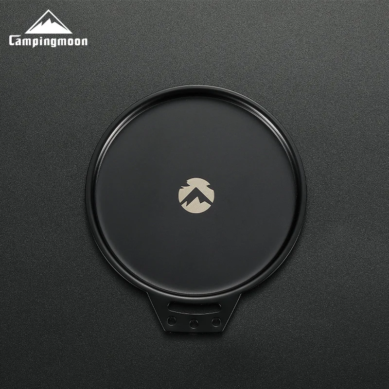 CAMPINGMOON BKS-S Edelstahl Schüssel Dipping Dish Abdeckung Outdoor Camping Ausrüstung Schnee Puller Schüssel Titan Überzogene Schüssel Abdeckung Image