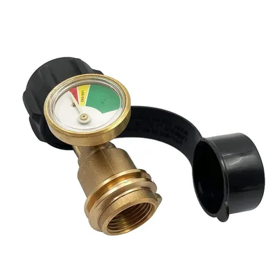1Pc Propane Tank Gauge Level Indicator Pressure Meter Upgraded Propane Gas Leak Detector for Rv Camper Cylinder Heater