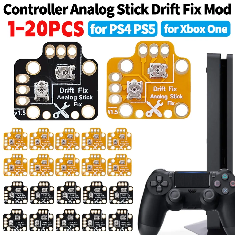 1-20 Stück Gamepad Joystick Drift Repair Board Controller Analog Thumb Stick Drift Fix Mod für PS4 PS5 Xbox One Xbox Serie S/X Image