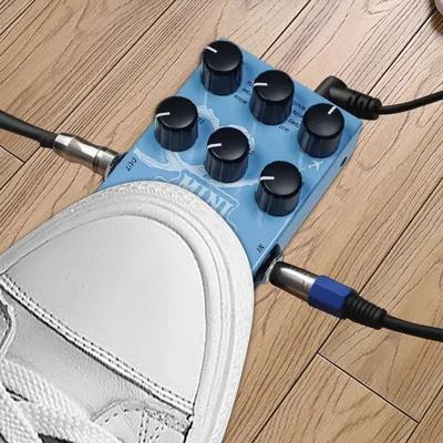M-VAVE Mini Guitar Effect Pedal Digital Reverb Pedal Digital Modeling Guitar Bass 9-Mode Reverb