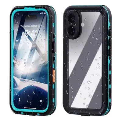 IP68 Clear Waterproof Case for iPhone 16 15 14 13 12 11 Pro Max mini Plus XR XS X Dustproof Shockproof Diving Underwater Cases