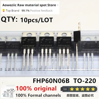 Aoweziic 100% New original FHP60N06B FHP60N06 60N06 TO-220 MOS FET 60A 60V
