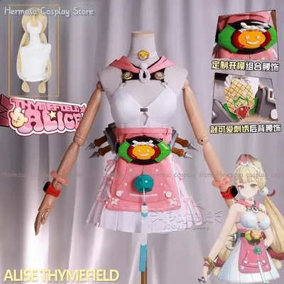 Zenless Zone Zero Alice Thymefield Cosplay Kostüm Perücke Badeanzug New Skin Spook Shack Halloween Party Anzug für Frauen Mädchen Prop Image