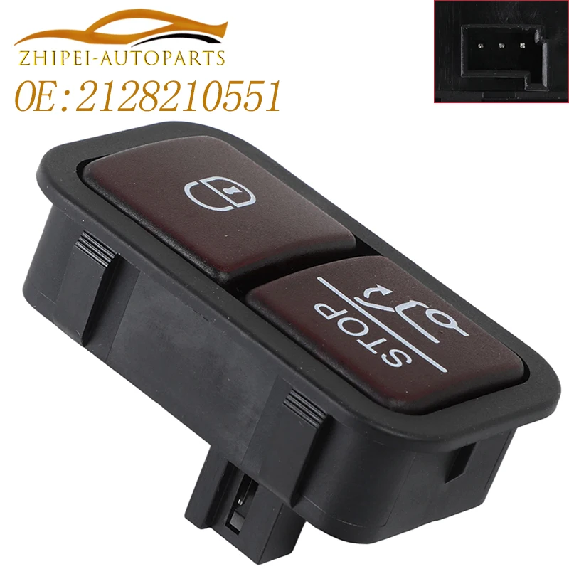 2128210551 Schließen Sie den Verriegelungsschalter der hinteren Heckklappe für das Auto A 2128210551 Für Mercedes Benz M-Klasse C-Klasse GLK W164 X166 C292 GL450 GL550 Image